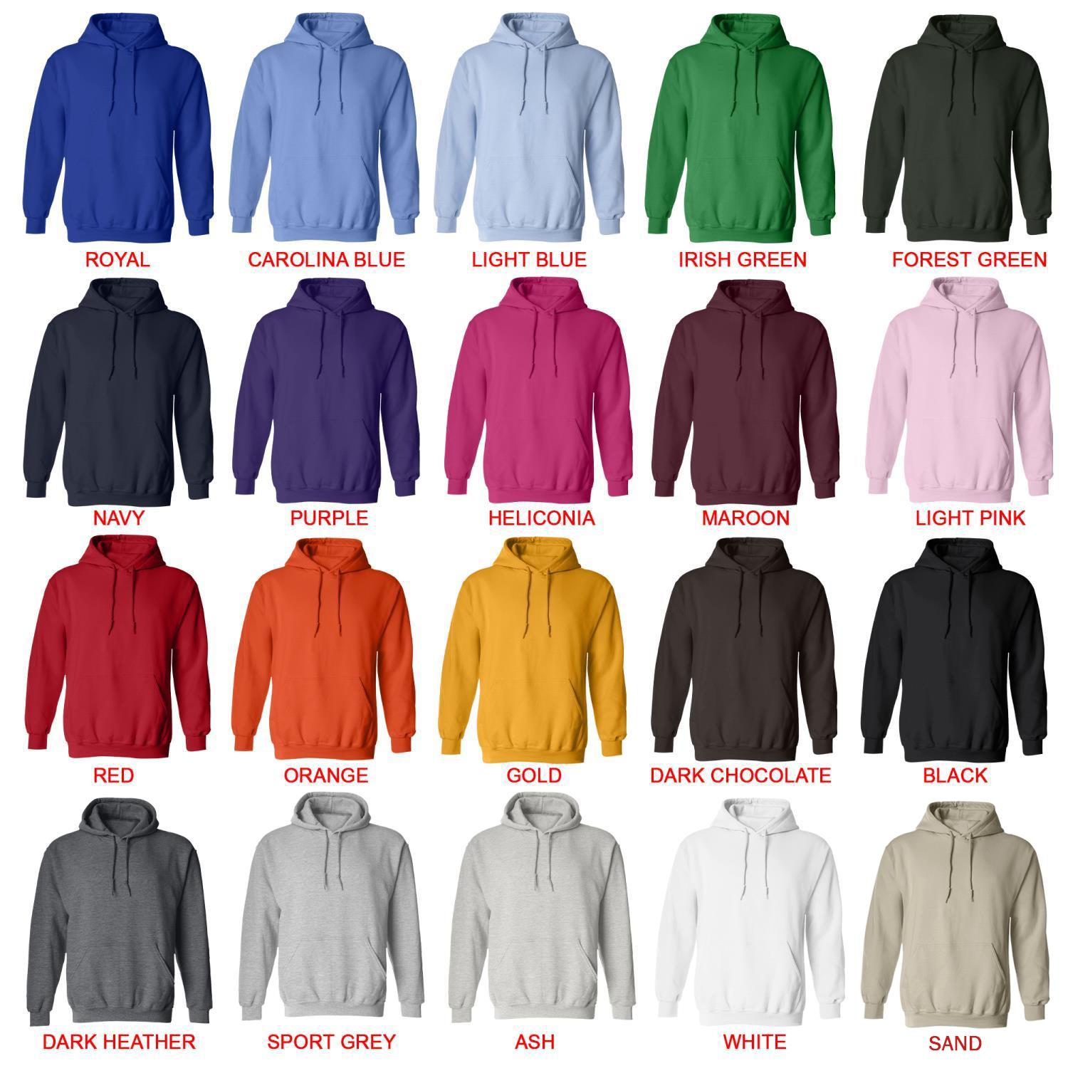 hoodie color chart 2 - Juice Wrld Store