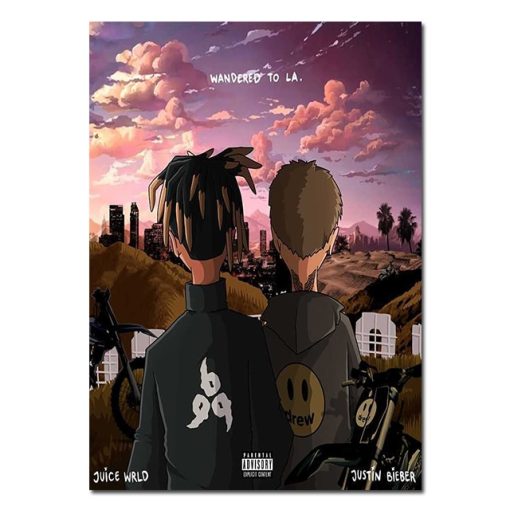 Hip Hop Singer JuiceWRLD Album Cover Posters Juice Wrld Wall Art Canvas Prints Painting Rapper Portrait.jpg 640x640 4 - Juice Wrld Store