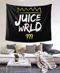 Juice Wrld 999 Tapestry Wall Hanging Colorful Fashion Rapper Wall Blanket Interior Decoration Bedroom Dormitory Apartment 300x300 1 - Juice Wrld Store