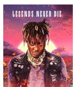 Legends Never Die Tribute Design Shower curtain Official juicewrld Merch