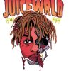 JuiceWrld No Vanity Graphic Print Shower curtain Official juicewrld Merch