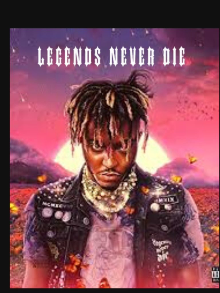 Legends Never Die Tribute Design Hoodie Official juicewrld Merch