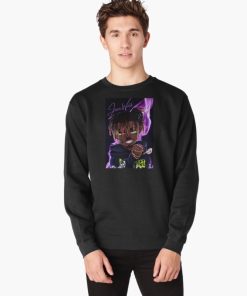 JuiceWrld Purple Flame Sweatshirt Official juicewrld Merch