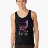 JuiceWrld Purple Flame Tank tops Official juicewrld Merch