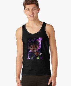 JuiceWrld Purple Flame Tank tops Official juicewrld Merch