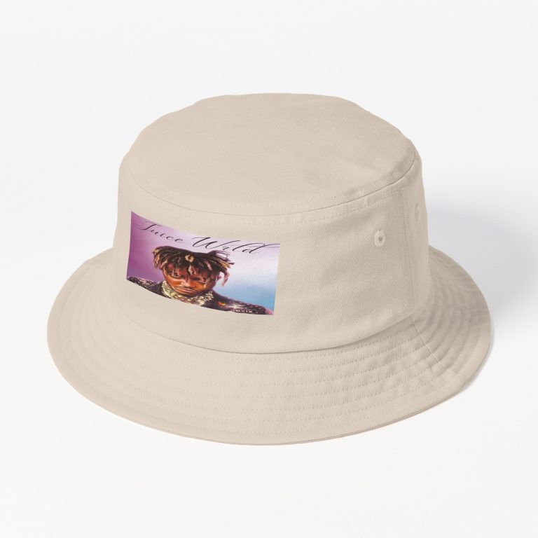 JuiceWrld Light Pink and Blue Bucket hats Official juicewrld Merch