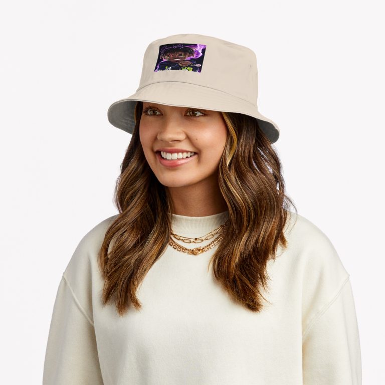 JuiceWrld Purple Flame Bucket hats Official juicewrld Merch