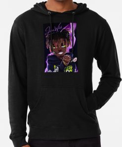 JuiceWrld Purple Flame Hoodie Official juicewrld Merch