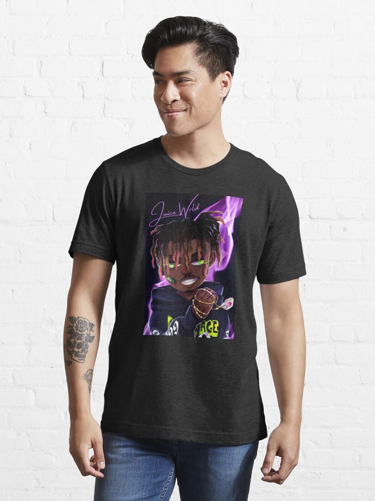 JuiceWrld Purple Flame T-shirt Official juicewrld Merch