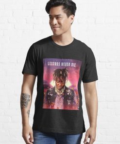 Legends Never Die Tribute Design T-shirt Official juicewrld Merch