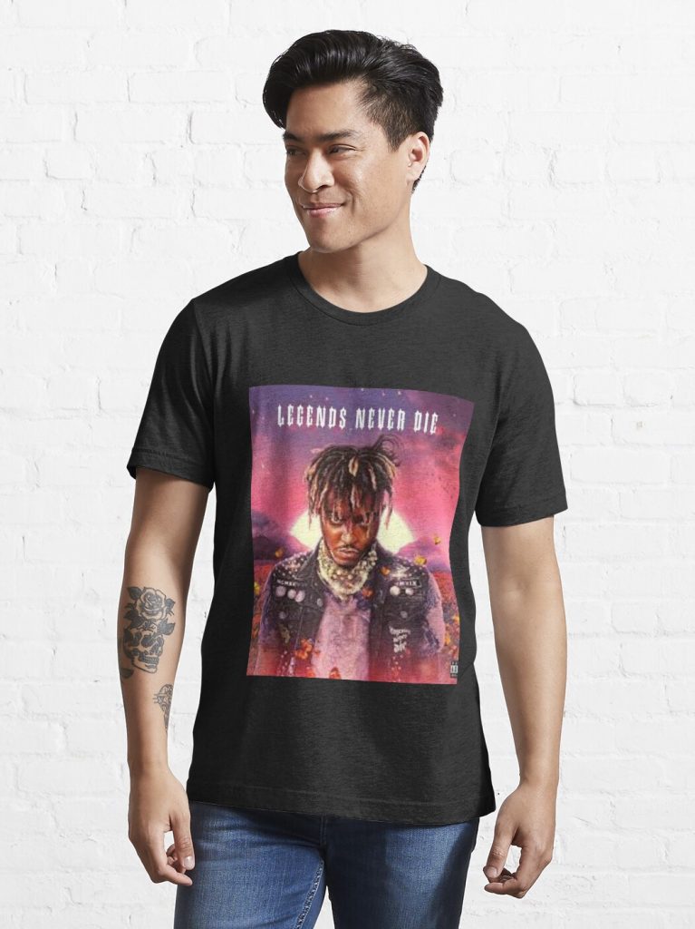 Legends Never Die Tribute Design T-shirt Official juicewrld Merch