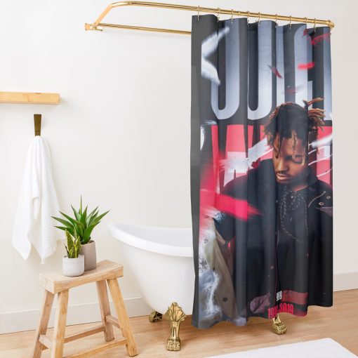 Juice Wrld Design Shower curtain Official juicewrld Merch