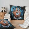 R.I.P. Juicewrld Throw Pillow Official Cow Anime Merch