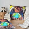 Juicewrld Edit Throw Pillow Official Cow Anime Merch