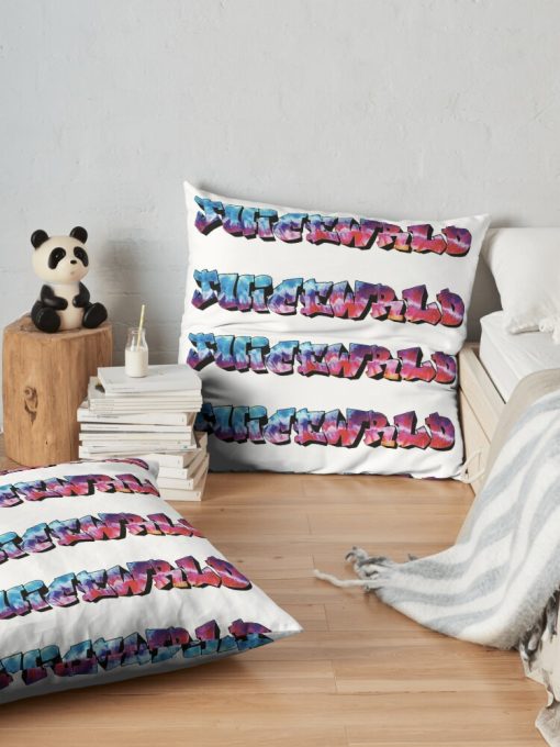 Juicewrld Tie Dye Throw Pillow Official Cow Anime Merch