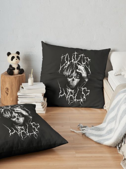 Juicewrld Throw Pillow Official Cow Anime Merch