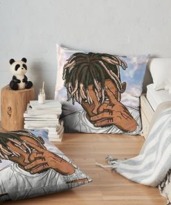 Juicewrld Throw Pillow Official Cow Anime Merch