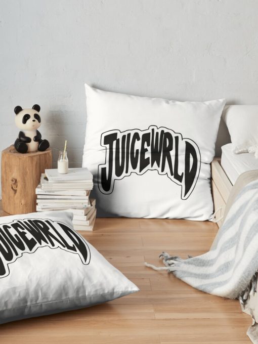 Juicewrld Throw Pillow Official Cow Anime Merch