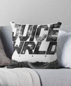 Juicewrld-999 Design Throw Pillow Official Cow Anime Merch