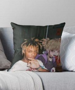 Juicewrld X Toga Throw Pillow Official Cow Anime Merch