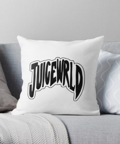 Juicewrld Throw Pillow Official Cow Anime Merch