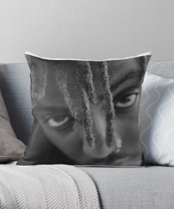 Juicewrld Throw Pillow Official Cow Anime Merch