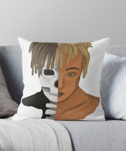 Juicewrld Inspired Throw Pillow Official Cow Anime Merch