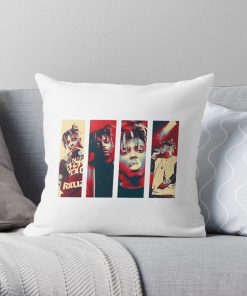 Juicewrld T-Shirtjuice Wrld Throw Pillow Official Cow Anime Merch